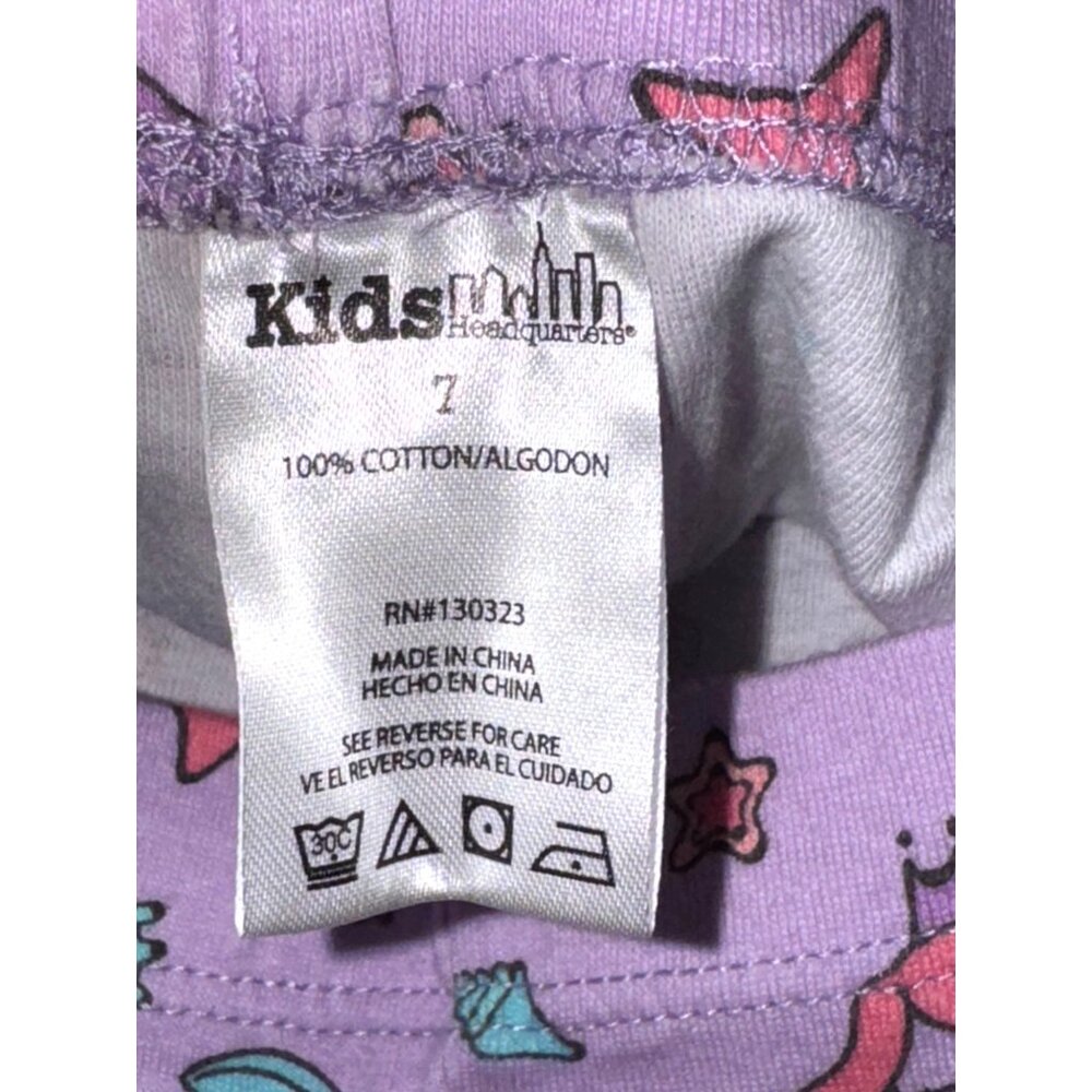 Kids Headquarters "Mermazing" 2-Piece Pajama Set & 2-Piece Graphic Set Size 7 10 - Picture 5 of 6